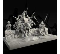 Bhowsa 1/35 scale Ancient European Knights Resin Soldier Model Kit Unpainted and Unassembled //X8TK3lj9