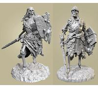 Bhowsa 1/35 Sci-Fi Zombie Warrior Resin Model Kit, Unpainted and Unassembled (2 people) //J3FT7l25