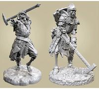 Bhowsa 1/35 Sci-Fi Zombie Warrior Resin Model Kit, Unpainted and Unassembled (2 people) //J3FT7l40
