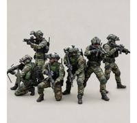 Bhowsa 1/35 US Commando Soldier Resin Model Kit Unpainted and Unassembled (6 people) //i8Oa4q3