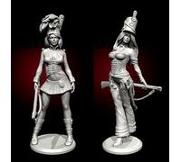 Bhowsa 1/35 World War I Female Soldier Resin Model Kit Unpainted and Unassembled Resin Model (2 Figures) //e7c4J9