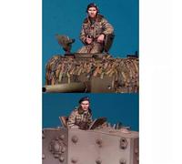 Bhowsa 1/35 WWII British Tank Soldier Resin Model Kit Unpainted and Unassembled (2 people, no tank) //p9O7lj1