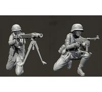 Bhowsa 1/35 WWII Female Soldier Resin Model Kit Unpainted and Unassembled (2 figures) //F9s8lj19