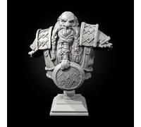 Bhowsa 70mm Resin model kit of an ancient European warrior bust Unpainted and unassembled resin model //s8X6j8