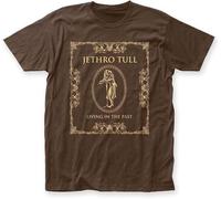 BHPLXJQMV Jethro Tull Living in The Past Album Record Cover T-Shirt S M L XL 2X Chocolate