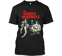 BHPLXJQMV Limited The Dandy Warhols American Garage Music Members Logo T-Shirt S-4XL. Black XS Mens