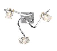 BHS Bella 3 Light Flush Chrome Ceiling Light