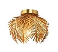 BHS Lighting Brookby Flush Ceiling Light in Gold BHS Lighting Gold