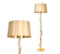 BHS Brookby Stem Satin Brass Floor Lamp