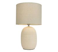 BHS Hive Ceramic Table Lamp - Cream