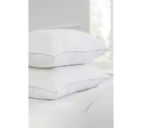 BHS Dreamy Nights Overfilled Duck Feather Pillow Pair in White Bhs White