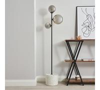 BHS Fleur 3 Light Floor Lamp - Black