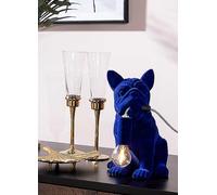 BHS Lyna Satin Brass Smoked Glass Base Table Lamp with White Shade