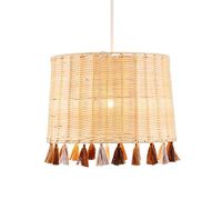 Glow Tassel Easy Fit Light Shade BHS Lighting Natural One Size