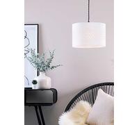 BHS Lighting Laser Cut Easy Fit Light Shade in White | Size: 30 cm diameter x 21 cm high BHS Lighting White 30 cm diameter x 21 cm high