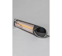 Bhs Lighting 2000W Large Wall Rounded Radiant Heater In Black Black One Size