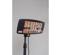 Litecraft Patio Heater Wall Mount Outdoor With 3 Power Setting - Black