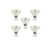 BHS Lighting 5 Pack of 5W Warm White GU10 LED Light Bulbs BHS Lighting White