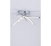 BHS Lighting Aalto Flush Ceiling Light in Silver BHS Lighting Silver