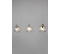 BHS Lighting Alfie Bobble Glass 3 Light Diner Pendant in Clear BHS Lighting Clear
