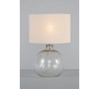 Bhs Lighting Alfie Bobble Glass Table Lamp In Clear Clear One Size