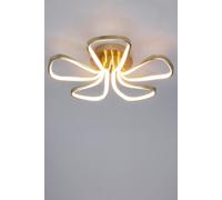Bhs Lighting Alvar Flush Ceiling Light In Gold Gold One Size