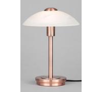 BHS Archie Antique Brushed Copper and Alabaster Touch Lamp