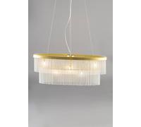 BHS Lighting Aubrey Ceiling Pendant Light in Gold BHS Lighting Gold