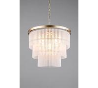 BHS Lighting Aubrey Pendant Ceiling Light in Metallic Gold BHS Lighting Metallic Gold