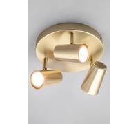 Barley Spotlight Plate Ceiling Light BHS Lighting Metallic Gold One Size