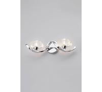 BHS Lighting BHS Bella 2 Light Wall Fitting In Polished ChromeFinish With Clear Glass