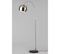 BHS Benson Satin Nickel Curved Floor Lamp