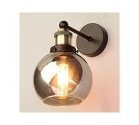 BHS Lighting BHS Carter Industrial Single Light Wall Fitting In Bronze Finish