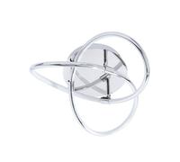 BHS Lighting BHS Eero Knotted Shape LED Flush Ceiling Fitting In Polished Chrome Finish
