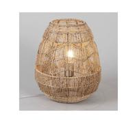 BHS Lighting BHS Jute Single Light Large Table Lamp in Natural Finish