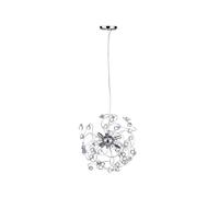BHS Lighting BHS Lila 6 Light Sputnik Ceiling Pendant In Polished Chrome And Clear Glass Finish