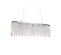 BHS Lighting BHS Madison 5 Light Pendant in Polished Chrome And Clear Glass Finish
