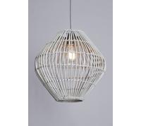BHS Lighting Bobbin Heringbone Pendant Ceiling Light, Grey BHS Lighting Grey