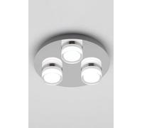Bhs Lighting Brooke Plate Spotlight Ceiling Light In Metallic Silver Metallic Silver One Size