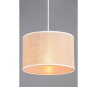BHS Lighting Burlap Easy Fit Light Shade in Natural | Size: 30 cm diameter x 21 cm high BHS Lighting Natural 30 cm diameter x 21 cm high