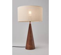 BHS Lighting Clyde Wooden Table Lamp in Brown BHS Lighting Brown