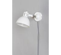BHS Lighting Daria Plug In Wall Light in White BHS Lighting White