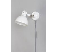 BHS Lighting Daria Plug In Wall Light in White BHS Lighting White