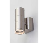 Delting Up or Down Outdoor Wall Light BHS Lighting Metallic Silver One Size