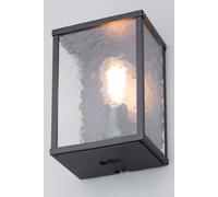 Bhs Lighting Douglas Outdoor Wall Light In Black Black One Size