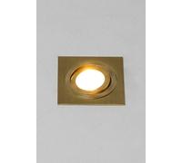 BHS Lighting Faina Single Squared Spot Light in Gold BHS Lighting Gold