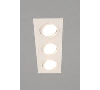 BHS Lighting Faina Triple Squared Spot Light in White BHS Lighting White