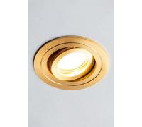 BHS Lighting Fion Circular Spot Light in Metallic Gold BHS Lighting Metallic Gold