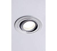 BHS Lighting Fion Circular Spot Light in Metallic Silver BHS Lighting Metallic Silver