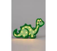 Glow Dinosaur Battery Operated LED Table Light In Green Finish